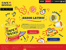 Tablet Screenshot of cafebustelo.com